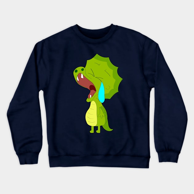 Dinosaur Bitki Crewneck Sweatshirt by DariaMT